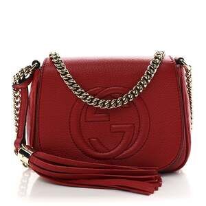 Gucci Pebbled Calfskin Small Soho Flap #241286G90B